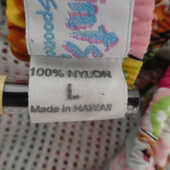 Vintage Reyn Spooner Water Prints Hawaiian Hula Girl Swim Shorts Mens Large - Picture 8 of 8